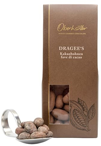 Oberhöller Dragee mit Vollmilch Schokolade überzogene Kakaobohnen, 100 g - 100% gentechnikfrei, ohne Konservierungsmittel, Qualitätsprodukt Made in Südtirol