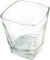 Generico Set 6 bicchieri in vetro quadrato moderno in colore trasparente per acqua wisky aperitivo