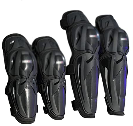 CRODY Exquisite Sommer Motorrad Knieschützer Schutzausrüstung Ce2 Unisex Motorrad Reiten Knieschützer Motocross Mountainbike Anti-Fall-Ausrüstung
