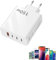 Pomurom 120W -Ladegerät,5-Port PD-Ladeblock 120 W Leistung - QC5.0-Schnelllade-Hub für schnelles und sicheres Laden, Lade-Hub für Reisen und Geschäftsreisen