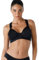 LOVABLE Reggiseno Sportivo Alto Impatto, Allacciatura Frontale, Microfibra Tecnica e Cotone Interno, T-Back, Sostegno, Active Comfort Donna, Nero, 32 / 2B