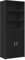 vidaXL Highboard, Sideboard mit Stauraum, Kommode Hochschrank für Wohnzimmer Schlafzimmer, Mehrzweckschrank Schrank Anrichte, Schwarz Holzwerkstoff