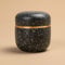 TEANAGOO Boîte à thé matcha en céramique | Mini pot de rangement portable pour matcha avec couvercle en alliage d'aluminium,double joint pour plus de fraîcheur,79,9 g, pour18g, X1,gris anthracite