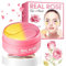 60 Stück Augenpads mit Rosen-Extrakt, Hyaluronsäure Eye Mask,Collagen Eye Patches,Hydrocolloid-Patches,Gegen Falten, Tränensäcke, Feuchtigkeitsspendend