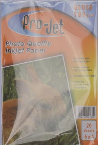 600 Blätter 6X4 185GSM Projet Glänzend Fotopapier