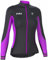 FDX Womens Thermodream Cycling Jersey Full Sleeve Thermal Roubaix Cycling Jacket (Black/Purple, X-Large)