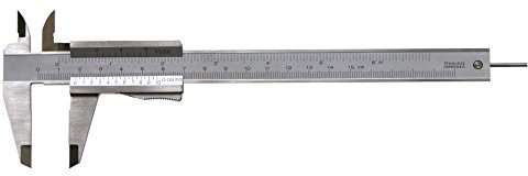 Messschieber/Schieblehre mit rundem Tiefenmaß(150 mm,Schraube)