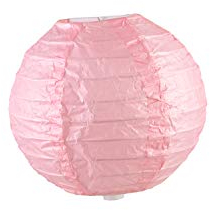 Creativery 1 Papier Lampion 10cm Laterne Lampe Papierlampion Lampenschirm Hallen Dekoration Farbe Altrosa