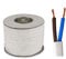 K M Electronics® 2 CORE Flat Mains Cable Wire Flex White 0.75MM 6A 6 AMP 5M