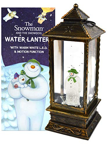 YöL The Snowman LED Water Lantern Snow Globe Christmas Decoration Battery Operated