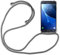 Hülle Kompatibel mit Samsung Galaxy J7 (2016) | Handykette Smartphone Halskette Hülle mit Band | Handyhülle mit Kordel zum Umhängen Kompatibel für Galaxy J7 (2016) | Grau