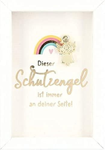 Depesche 11625-042 - Bilderrahmen mit Kompliment, kleiner Deko-Rahmen mit hübschem Spruch, circa 8,4 x 5,8 x 1,9 cm, ideal als Geschenk oder kleine Aufmerksamkeit, Weiß