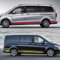 Qwldmj 2 Stück für Mercedes Benz Vito Viano V Klasse w447 v260 Auto Lange Seitenstreifen Aufkleber Auto Vinyl Film Aufkleber Autos Zubehör