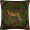 Paoletti Tropica Cheetah Kissenbezug, Polyester, Khaki, 45 x 45cm