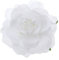 Uonlytech Rose Flower Hair Clip & Comb - Artificial Big Rose Wedding Fabric Flowers for Women & Girls - Bridal Party (White)