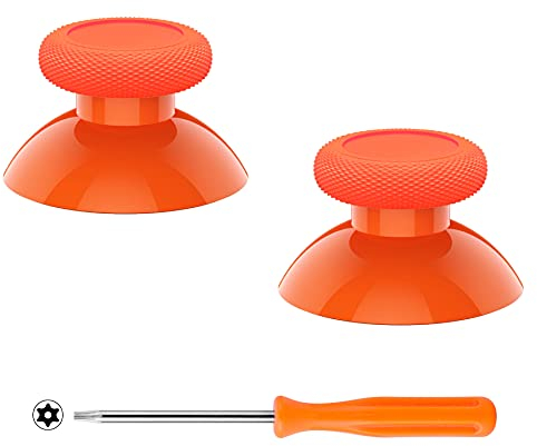 eXtremeRate Stick Analogique de Remplacement pour Xbox Series X/S, Joystick pour Xbox One Standard/X/S/Elite Manette, Thumbstick Customisé, Orange