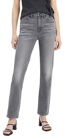 Levi's Damen 724 High Rise Straight Jean, Black Sails Warm, 30W / 34L