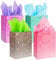 4 Gift Bags (9x7x4 inch) With Tissue Paper and Handle for Birthday, Wedding, Baby Shower, Xmas - Present Set for Women, Men, Kids, Parties
