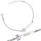 Silber 925 Armband für Kinder/Auf mit Teddybär Kids Collection + Personalisierte Geschenkbox - Armband für Kommunion oder Taufe