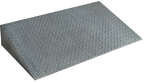 Hölzerne Türschwellenrampe - Schwellenrampe Mit Rutschfester Oberfläche - Mobilitätshilfe Für Rollstuhlfahrer Bergauf - Für Haus, Stufen, Treppen, Türöffnungen, Bordsteine (Farbe : Silver, Größe : 1