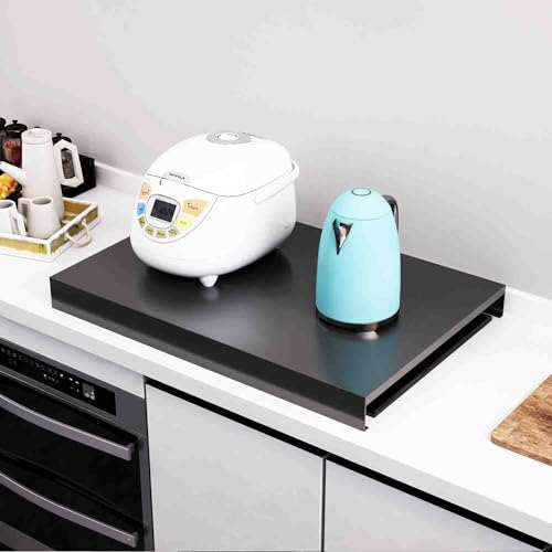 HJJKKH Herdplattenabdeckung – Edelstahl-Nudelbrett für Herd, Wohnmobil-Spüle, Elektroherd – L 74 cm x B 55 cm x H 7 cm