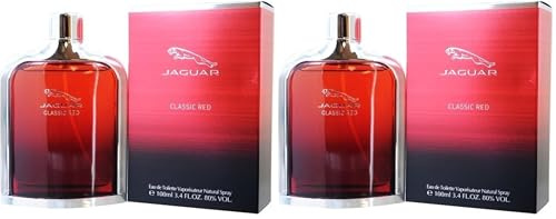 Herrenparfüm Classic Red Jaguar 7640111493693, 100 ml EDT (Packung mit 2)