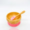 Bambusglück - Breischale Baby aus Bambus mit Saugnapf - PINK - Bambus Schüssel für Kleinkinder & Babys zum Essen lernen - Baby Schüssel mit Saugnapf aus nachhaltigem Rohstoff