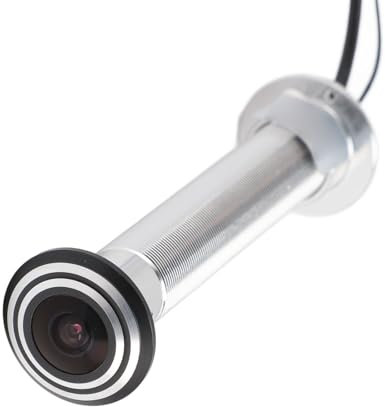 Visionneuse De Porte Peephole, Caméra De Surveillance De Porte 1080p 2.4g 5g Wifi Avec Grand Angle De Vue De 170° Vision Nocturne Infrarouge Caméra Pour Judas De Porte (Prise UE)