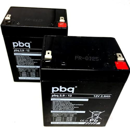 Generic 2 x PBQ BATTERIES for mobility Hoists - TWO x Replacement ReChargeable Batteries