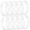 Holibanna PVC Hemdkragenstützen Aus Kragenfixierung Für Hemden Transparente Kragenstäbchen Für Herrenhemden Ideal Für Einen Perfekten Look