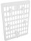 OSOLADY Pegboard Wall Storage Rack 5 Hooks White Peg Board Organizer for Kitchen Bathroom and Garage