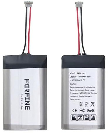 Perfine Batería para mando de juego PS5 Edge, BAGP1001, batería de repuesto para Sony Play Station 5 DualSense Edge, 1800 mAh