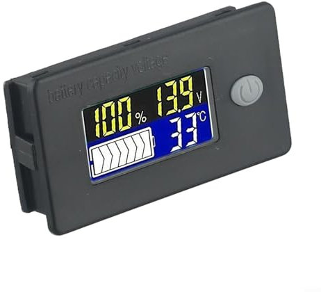 Écran LCD numérique de capacité de batterie pour lithium, acide et piles NiMH Indicateur 12 V