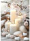 NEWENMO Blanches Bougies Diamond Painting Kits,DIY Fleurs de Cerisier Peinture Diamant Kit pour Adulte Débutan,5D Diamant Painting Kit Complet,Pont Cristal Débutant Art Set,pour Maison Décor 30x40cm