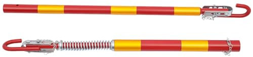 Desnysmf 5T säkerhetsbogserstång bil dragstång med praktiska krokar, för reparationsverkstäder, hushåll, fabriker, total produktlängd 95 cm + 88 cm