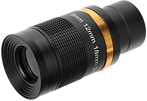 Tomantery Astronomisches Teleskop Zoom Okular 1,25 Zoll 8-24mm Vergrößerung für Mond und Planeten Beobachtung Astronomie Zubehör für Amateur Astronomen