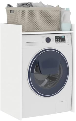 vidaXL Mobiletto per lavatrice Bianco 67,5 x 48 x 97 cm