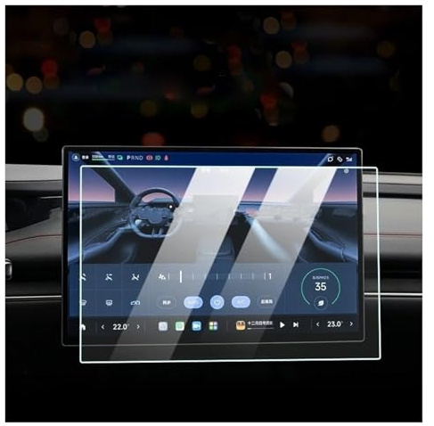 Mckjtdvh Für XIAOMI Für SU7 2024 2025 Displayschutzfolie Aus Gehärtetem Glas 16.1 Zoll Autoradio GPS-Navigation Anti-Kratz-Folie Navigation Touchscreen Schutzfolie