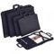 Create Economy A4 Art Portfolio Case - Artist Storage Bag - Multifunctional Weather Resistant Portable Carrying Case w/Handles for Paintings, Presentations, Sketches - Black (14.4 x 9.8 x 1.7)