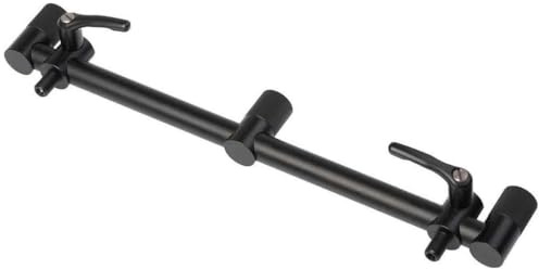 Prologic K1 Buzzer 3 Rod 35cm - Rutenhalterung für 3 Angelruten, Buzzerbar für Bissanzeiger & Rutenablagen, Rutenhalter