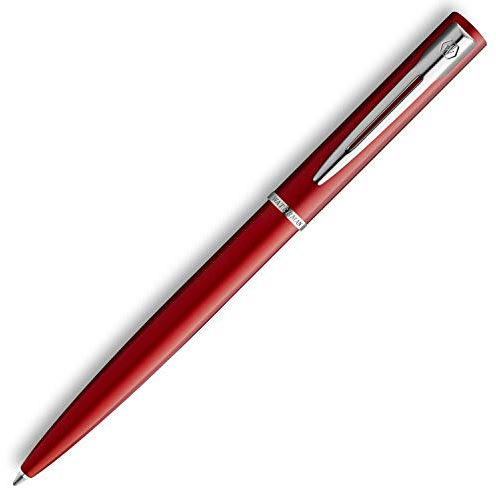 Waterman Allure Kugelschreiber | Lackierung in Rot | Mittlere Spitze | Blaue Tinte | Geschenkbox