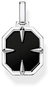 Thomas Sabo Unisex-Anhänger Black Cat 925 Sterlingsilber schwarz PE862-698-11