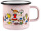Pippi Langstrumpf Tasse Geburtstag, Emaille, 370ml, Rosa, Tasse für Jungen, Mädchen, Kinder und Erwachsene