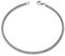 MATERIA Armband Damen Silber 925 - Panzerkette 2,8mm diamantiert SA-134-20 cm