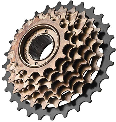 7 Speed Freewheel, 7 gear cassette Screw On Freewheel Cassette Mountain Bike Replacement Accessory