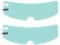 Helmet Visor Sticker 2PCS Rain Cover Film/Anti Fog Film Motorcycle Helmet Lens Universal High Performance Film for Safety Cycling