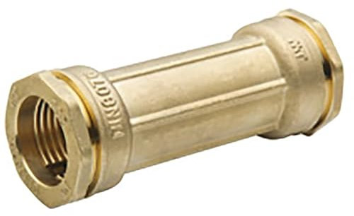 Raccord laiton droit compression d25 ply