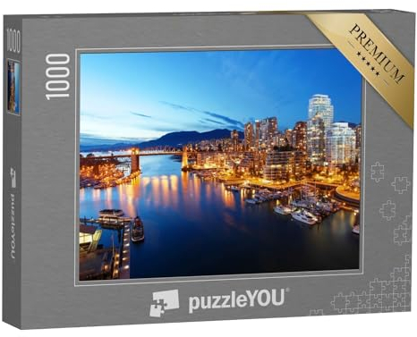 puzzleYOU: Puzzle 1000 Teile „Die Stadt Vancouver in Kanada“ – aus der Puzzle-Kollektion Kanada, Vancouver