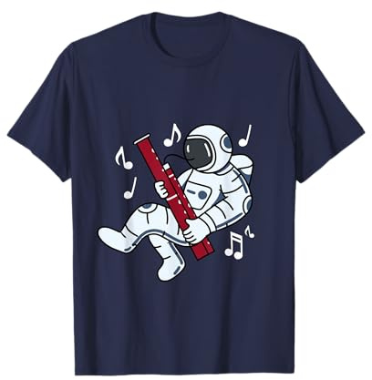 Astronaute Jouant Du Basson T-Shirt