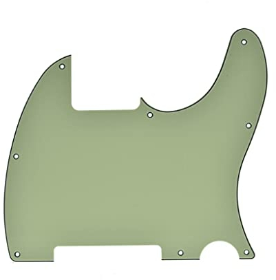 KAISH Tele Blank Gitarre Pickguard Tele Pick Guard Kratzplatte für Telecaster Esquire Mint Grün